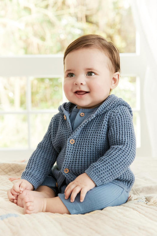 Carter's Baby Hooded Cotton Cardigan
