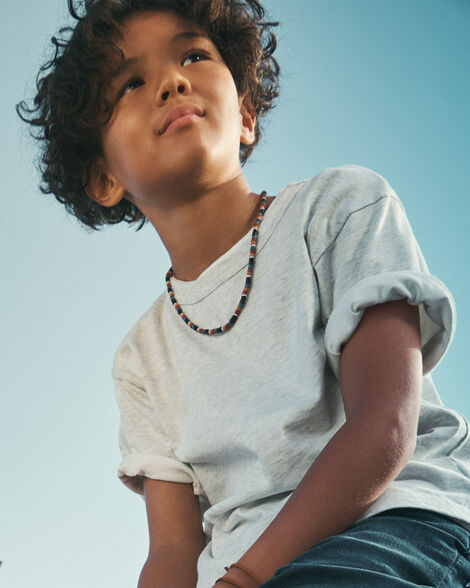 Oshkosh Boys Short-Sleeve T-Shirt - Heathered Grey