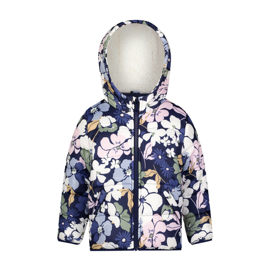 Carters Floral Girl Puffer Jacket