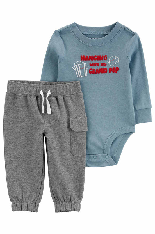 Carter's Baby 2-Piece Grand Pop Bodysuit Pant Set