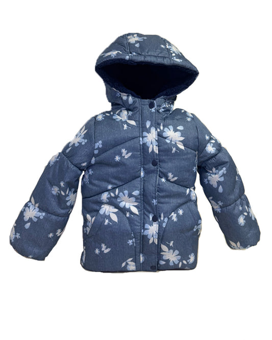 Oshkosh Girls Floral Puffer Jacket