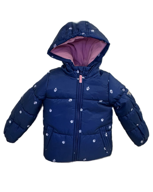 Oshkosh Girls Floral Puffer Jacket