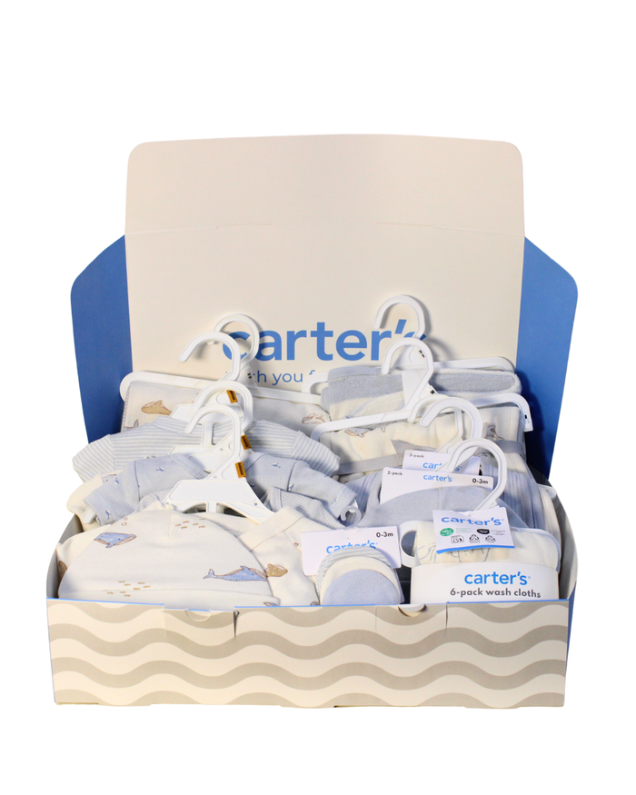 Whale Baby Essentials Box