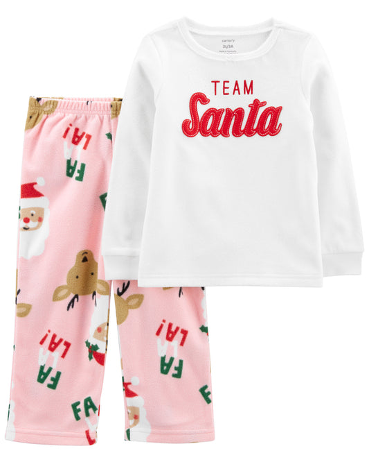 Carter's 2-Piece Santa 100% Snug Fit Fleece PJs