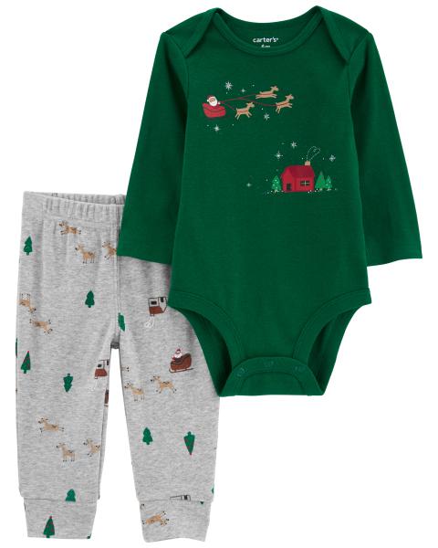 Carter's Baby 2-Piece Christmas Bodysuit Pant Set