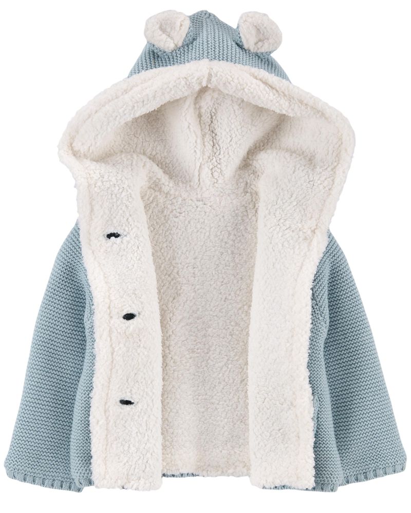 Carter's Sherpa-Lined Cardigan