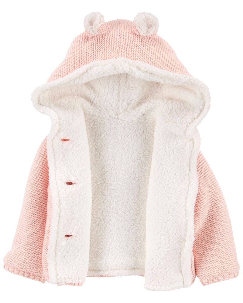 Carter's Sherpa-Lined Cardigan