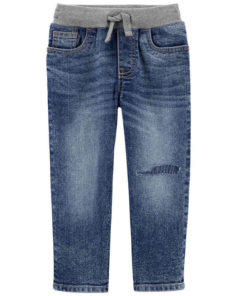 Oshkosh Baby Classic Relaxed Jeans: Rip And Repair Remix