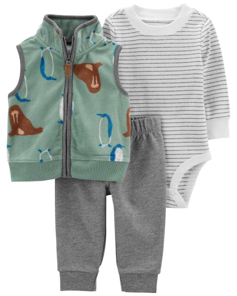 Carter's Baby 3-Piece Little Vest Set