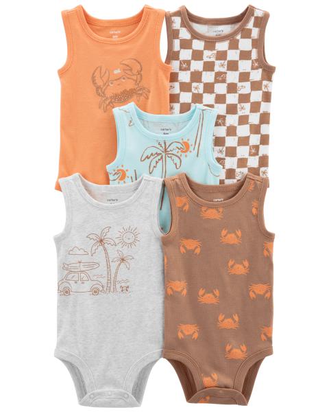 Carter's Baby 5-Pack Tank Bodysuits