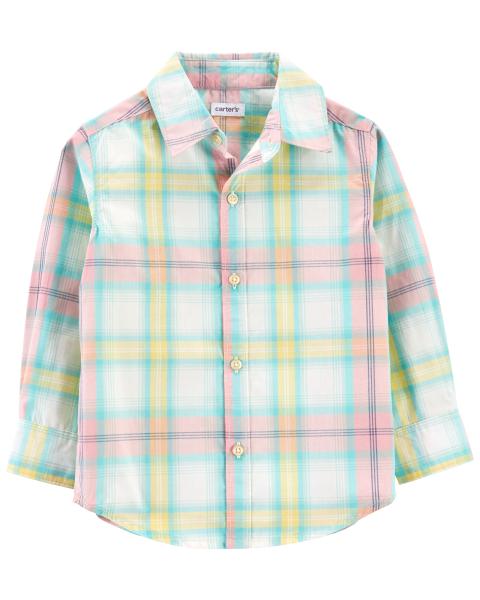 Carter's Baby Plaid Button-Front Shirt