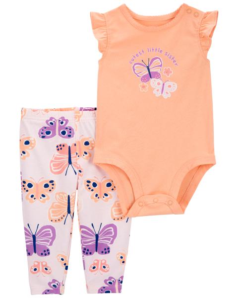 Carter's Baby 2-Piece Butterfly Bodysuit Pant Set