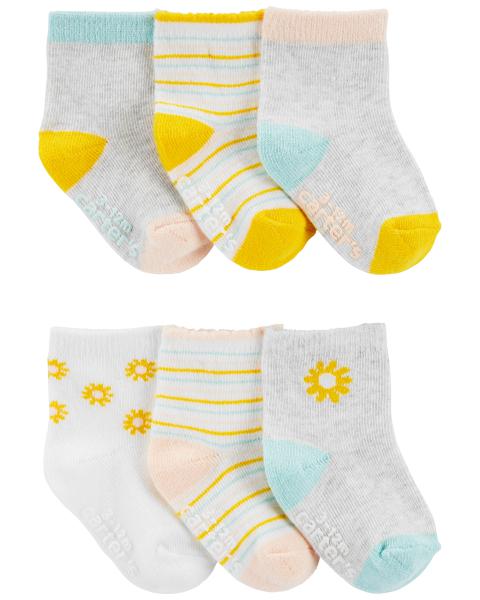 Carter's Baby 6-Pack Floral Booties