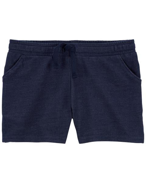 Carter's Baby Pull-On Knit Denim Shorts