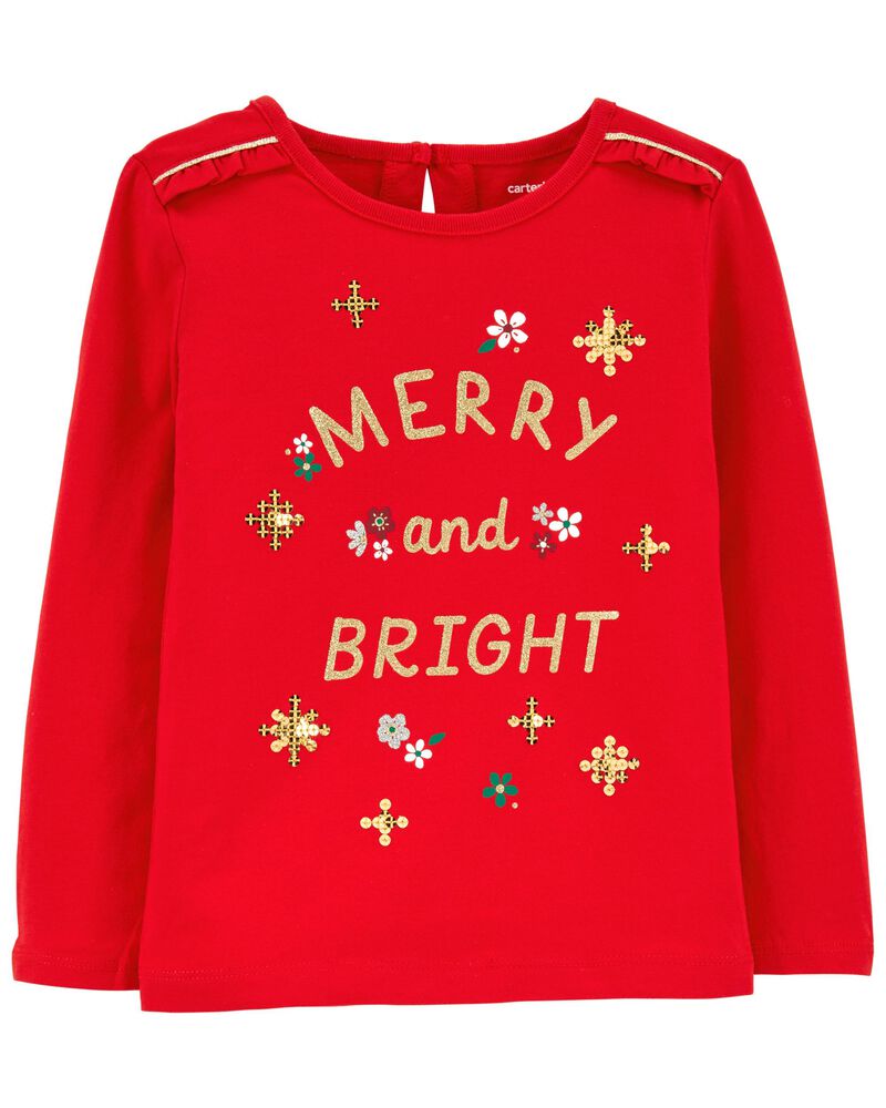 Carter's Merry And Bright Jersey Tee