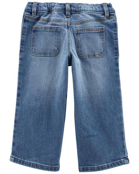 Oshkosh  Toddler Wide Leg Jeans In Indigo