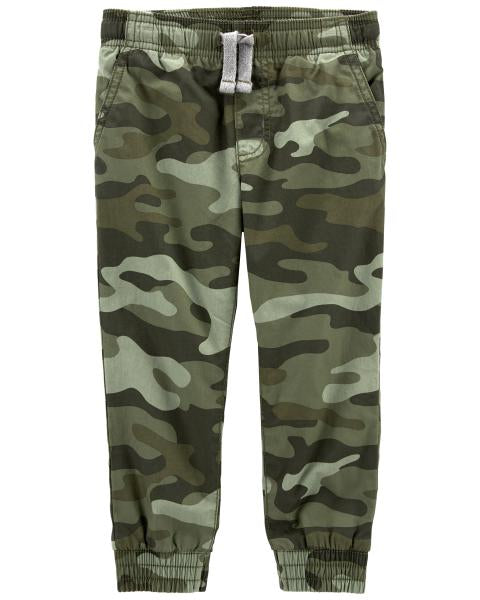 Carter's Toddler Camo Pull-On Poplin Lined Pants