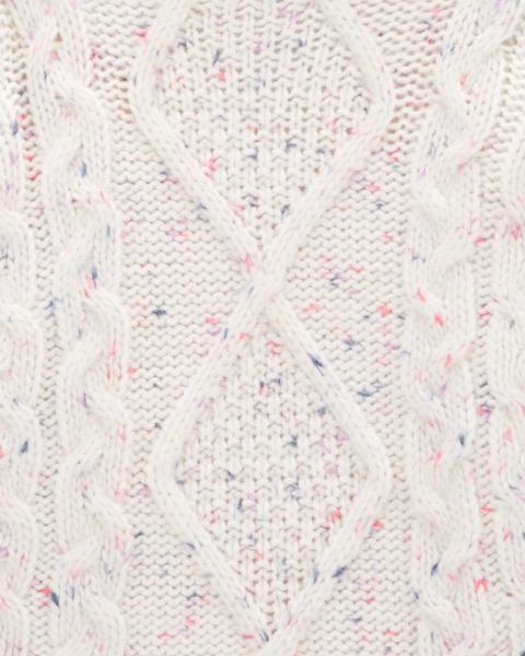 Oshkosh Confetti Cable Knit Sweater