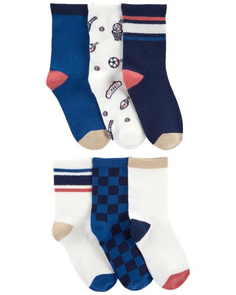 Toddler 6-Pack Sports Socks