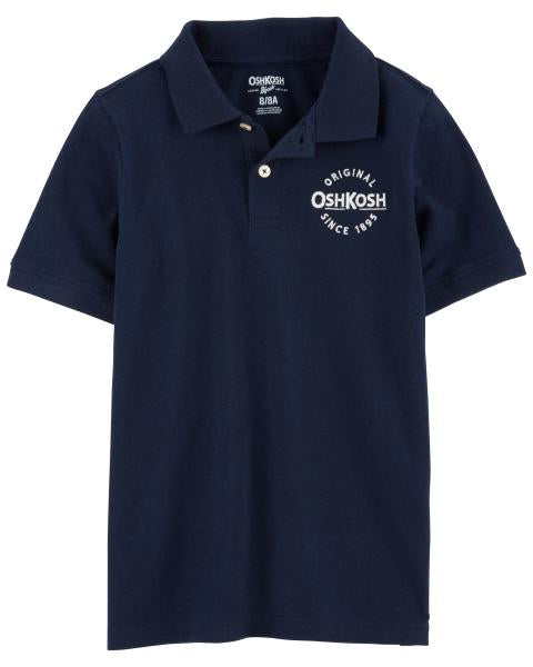 OshKosh Navy Logo Polo - Boy