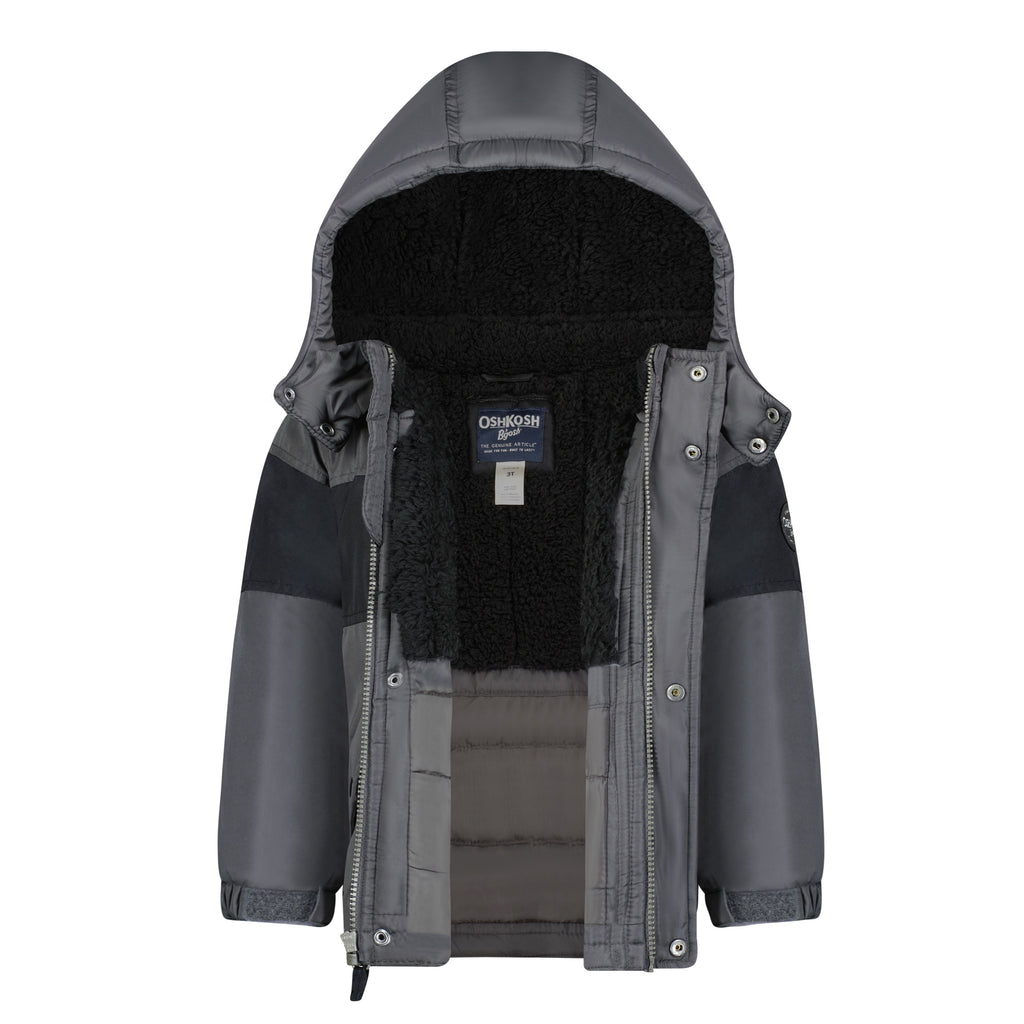 Oshkosh Grey Toddler Puffer Jacket