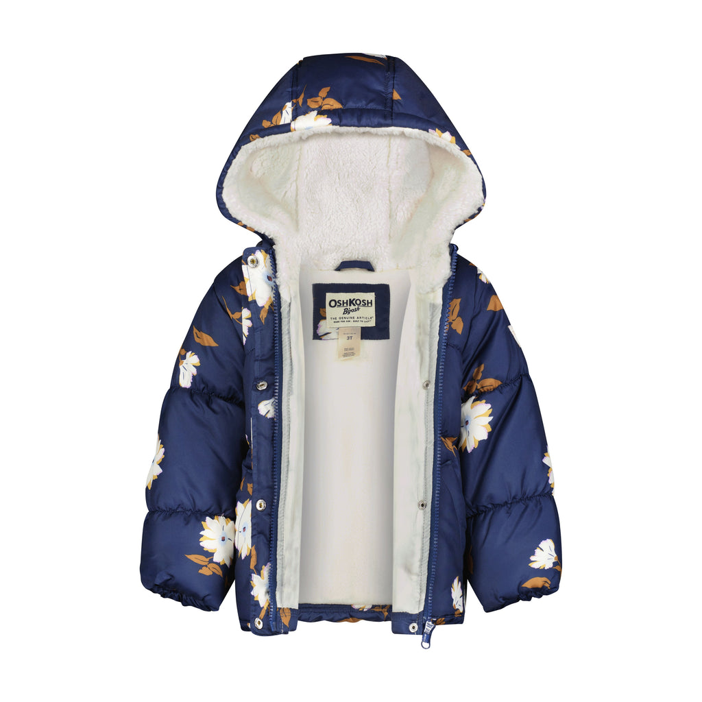 Oshkosh Baby Floral Puffer Jacket